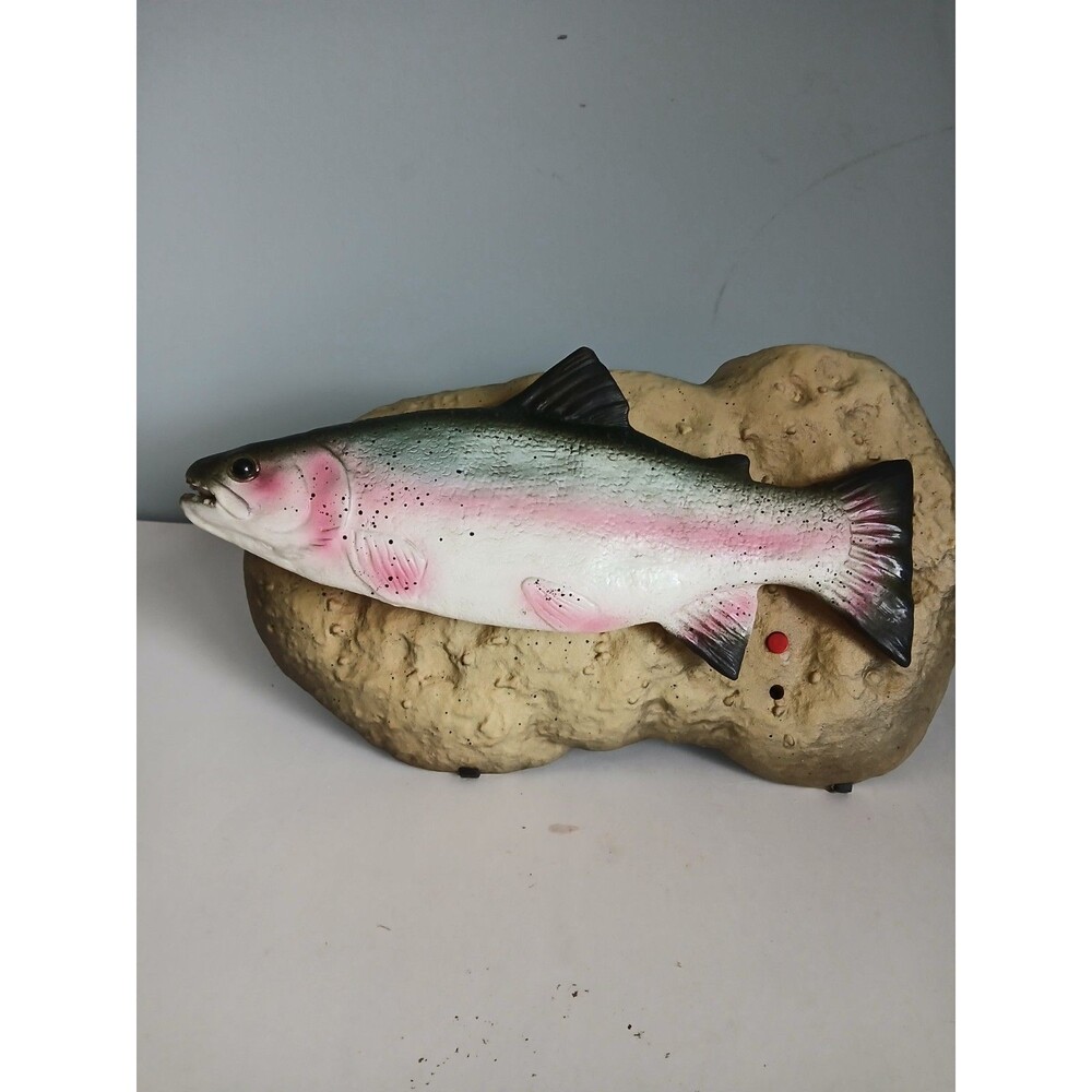 Vtg Travis Singing Trout Gemmy Big Mouth Billy Bass Makers 1999 Works Video